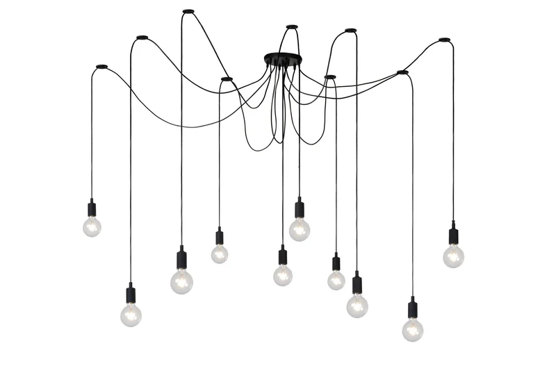 Pendelleuchte Fix Multiple 10-flammig Schwarz
