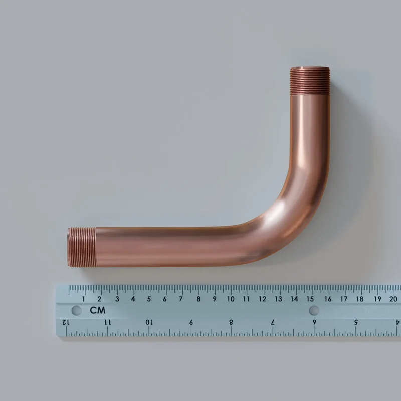 Winkel 90 Grad 20 mm Metallbogen Rohrverschraubung ~3229