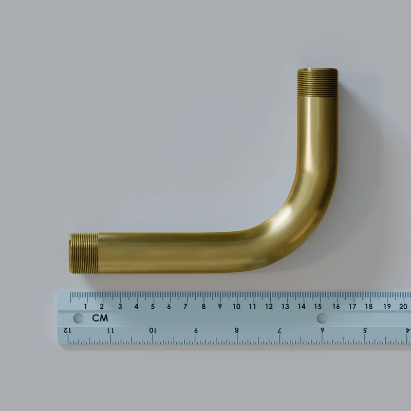Winkel 90 Grad 20 mm Metallbogen Rohrverschraubung ~3229