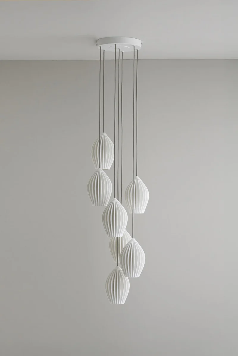 Fin Pendant Grouping of 7