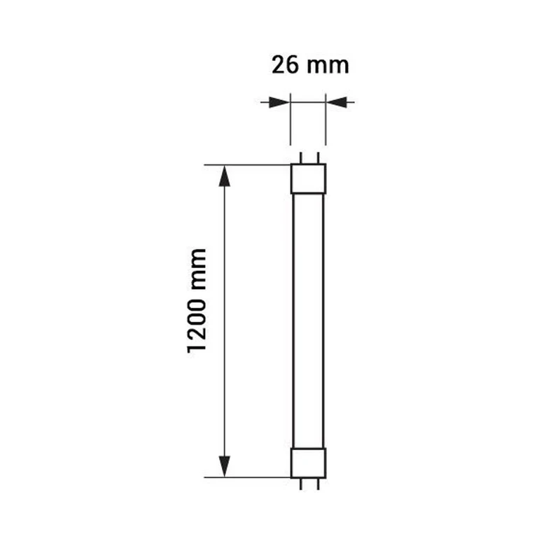 LED-Leuchtstoffröhre 18W 120cm | Ersetzt 36W | Basisserie