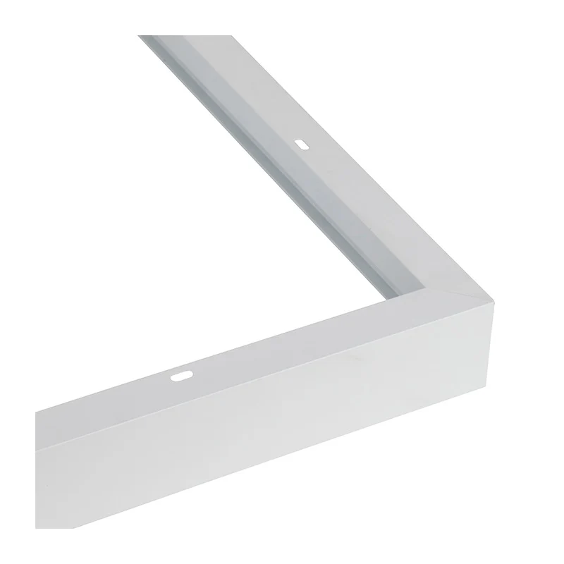Aufputzrahmen | Klicksystem für LED-Panel mit Hintergrundbeleuchtung | 595x595mm | Weiß