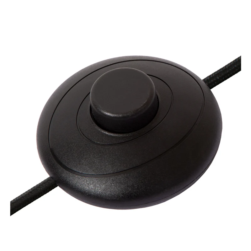 Stehlampe Magic mit Leinenschirm 165cm Schwarz, Beige