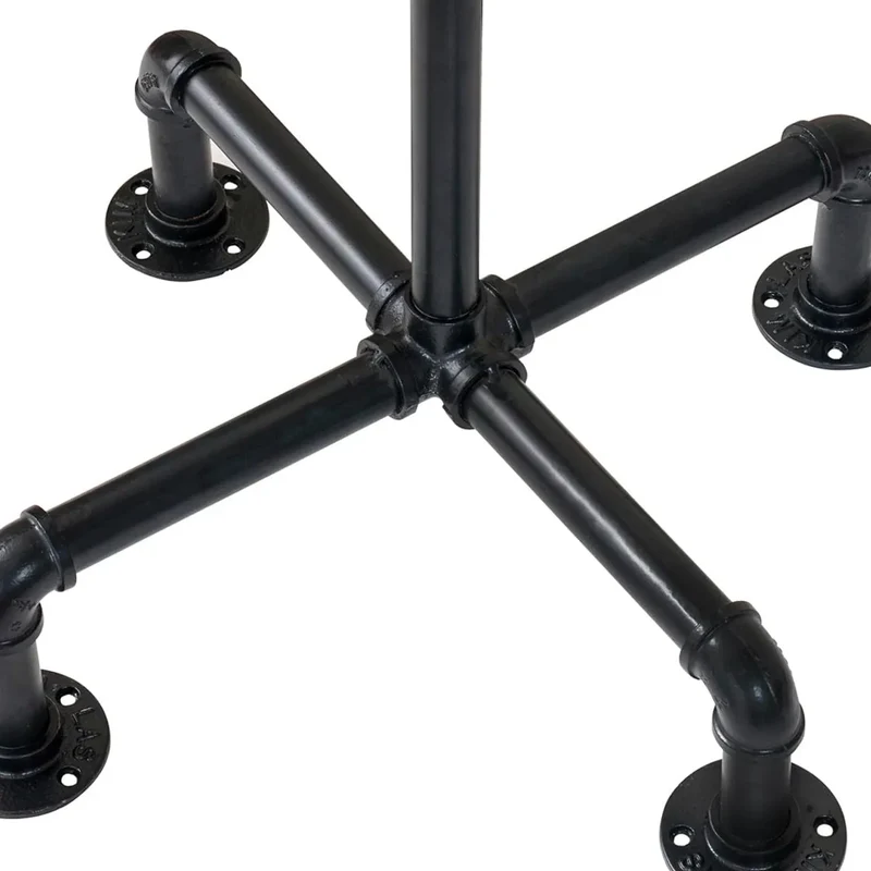 5-Wege Gusseisen Rohrverbinder | Steampunk Möbel Rohrfitting ~3215