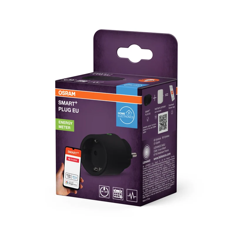 OSRAM ZigBee SMART+ Plug smarte indoor Steckdose, schwarz