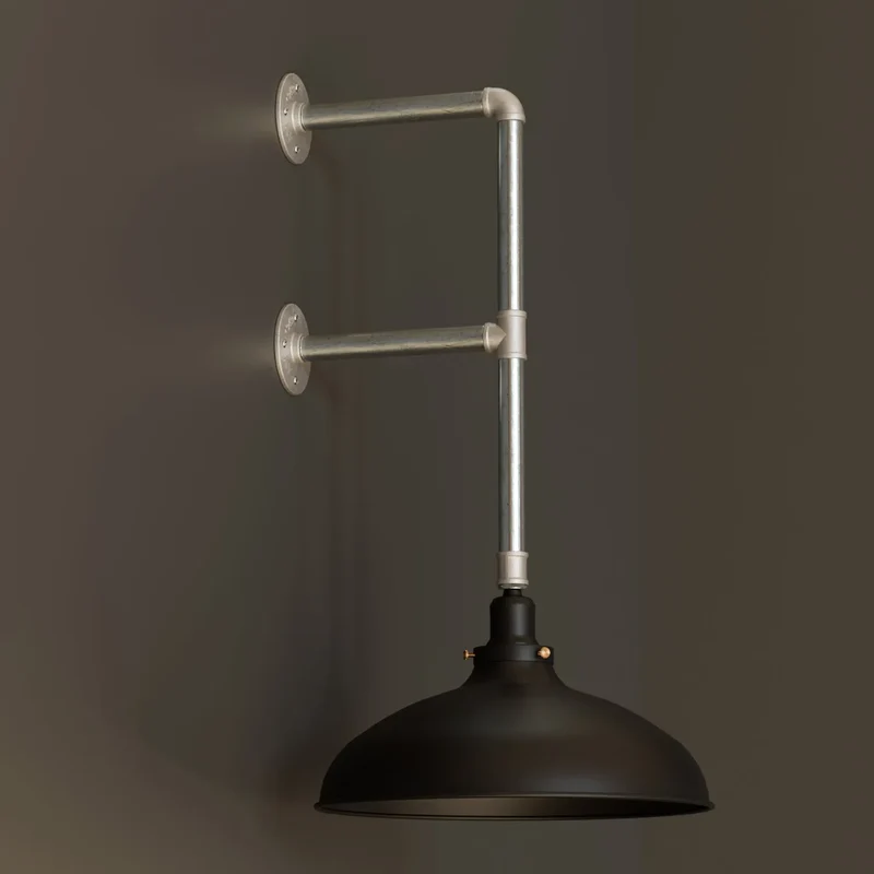 Industrierohr Bodenrohr Lampenleitung Wandlicht ~ 3265