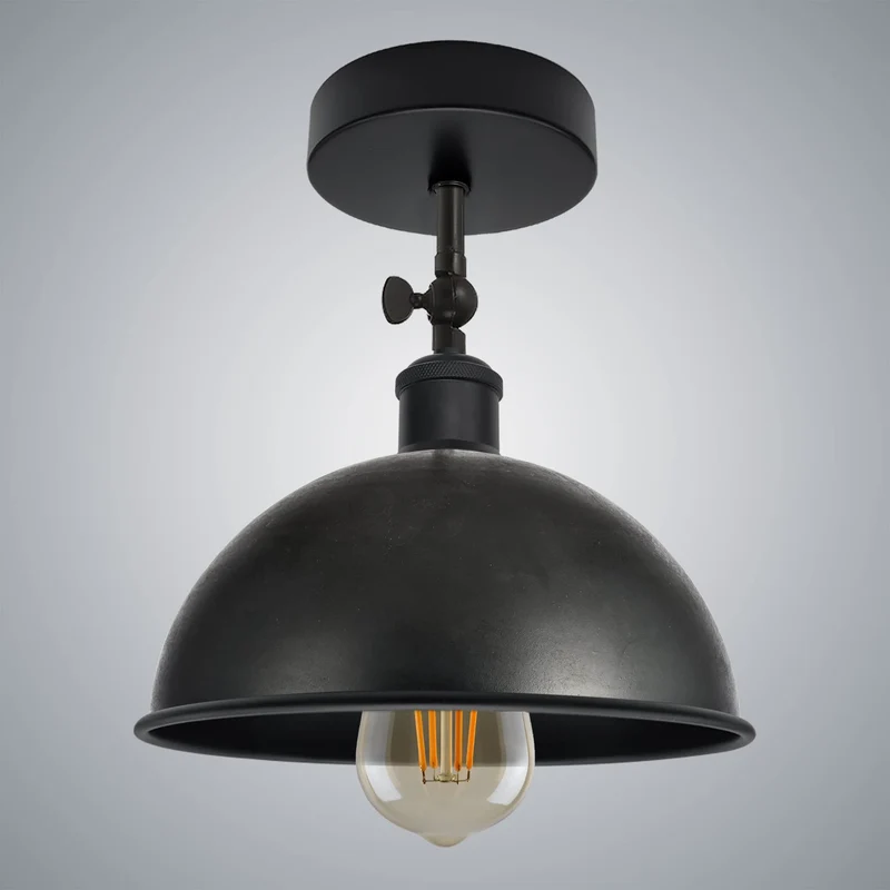 Schwarze Deckenleuchten verstellbar Vintage Deckenlampe~3259