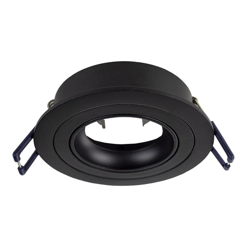 GU10 Spotleuchte | Ø80mm | Neigbar | Single | Rund | Schwarz