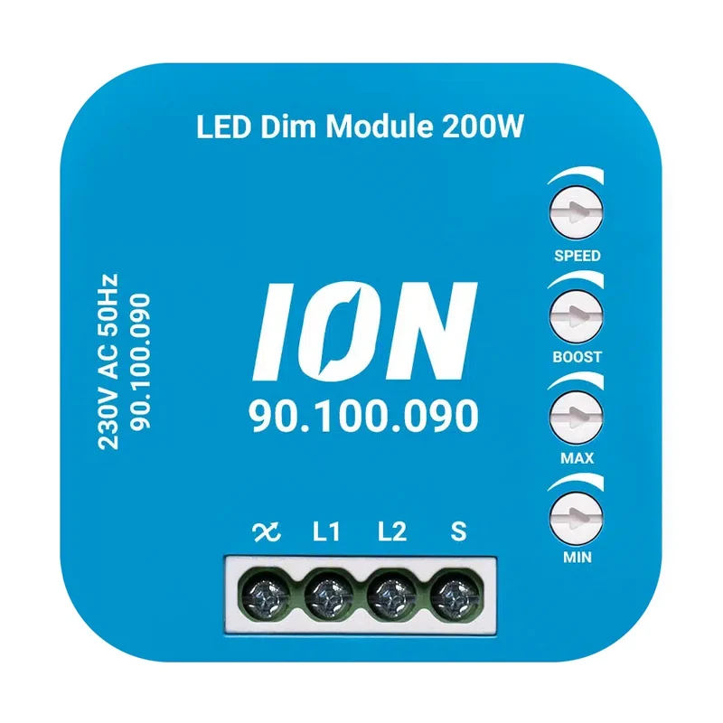 Touch-LED-Dimmer | 0,3 - 200 Watt | Phasenschnitt + Phasenschnitt