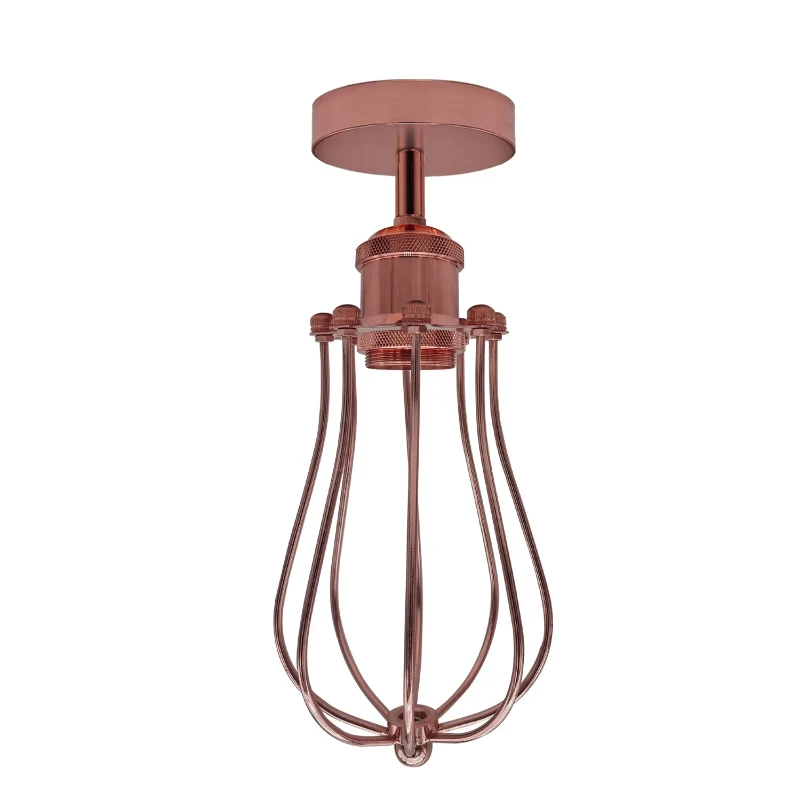 LEDSONE Käfig-Deckenlampe Metall-Leuchte im Industrie ~3160