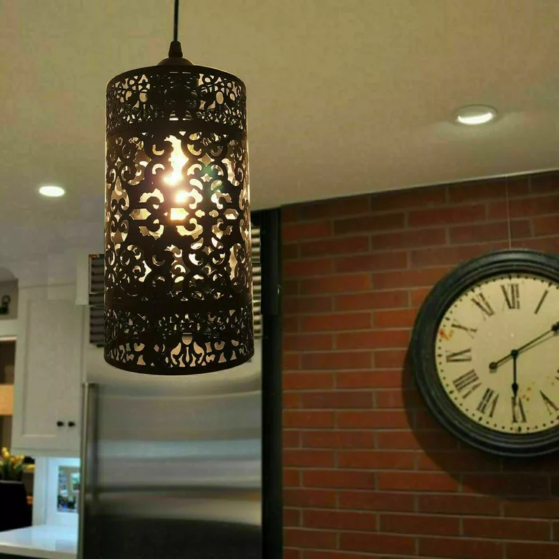 Wohnzimmer Hängelampe Käfig Lampenschirm ~3144