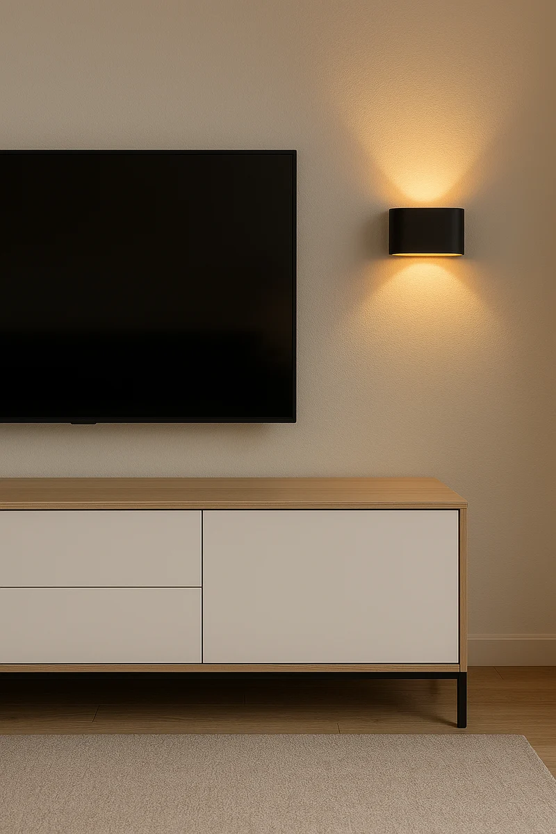 HighLight | Wandleuchte | schwarz und gold | Oval | G9-Fassung