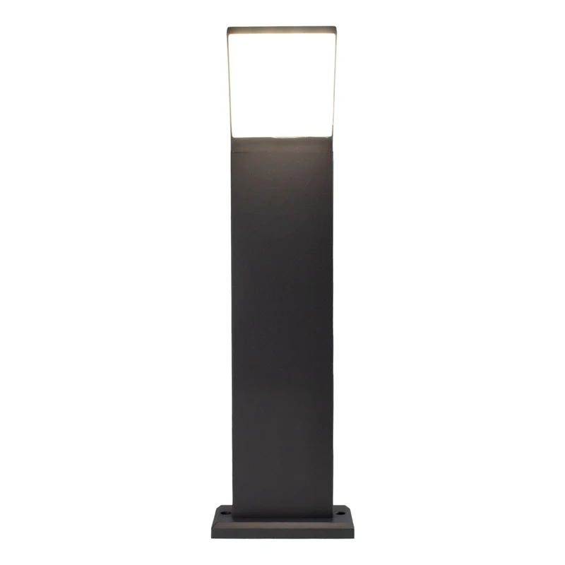 Schwarze LED-Stehleuchte für den Außenbereich 12W IP54 | 80cm | Karlc