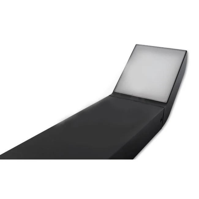 Schwarze LED-Stehleuchte für den Außenbereich 12W IP54 | 80cm | Karlc