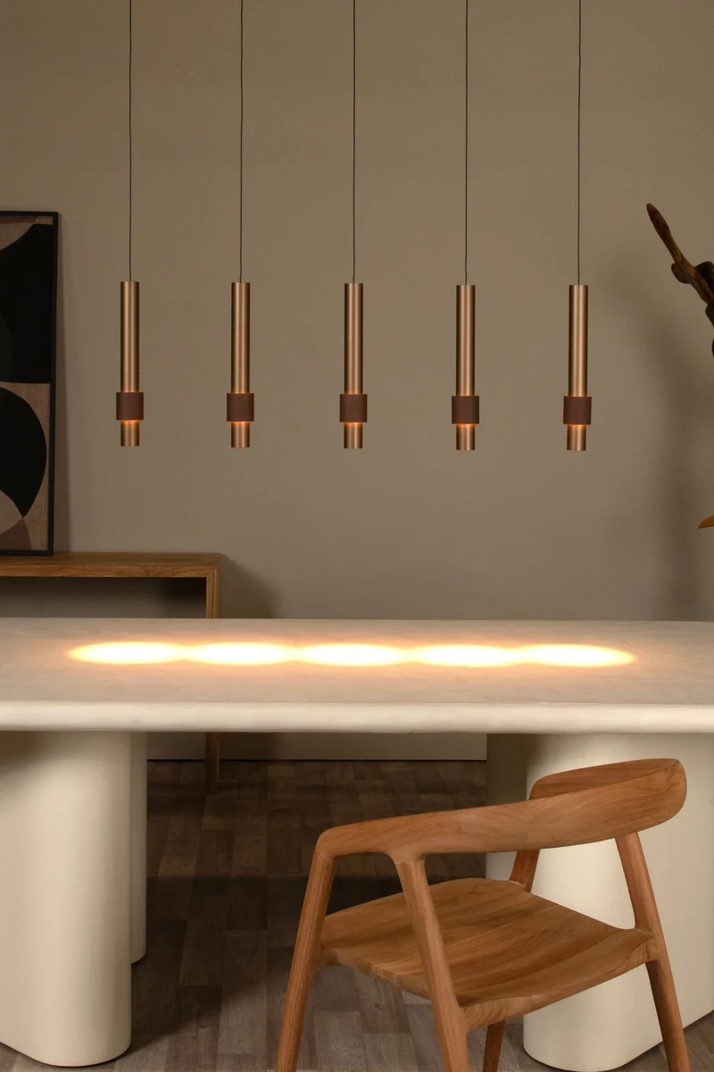 LED-Pendelleuchte Margary 5-flammig dimmbar