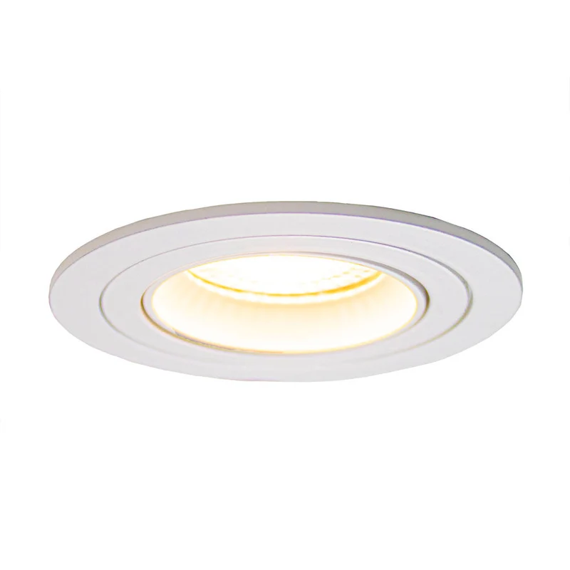 GU10 Spotleuchte | Ø80mm | Neigbar | Single | Rund | Weiß