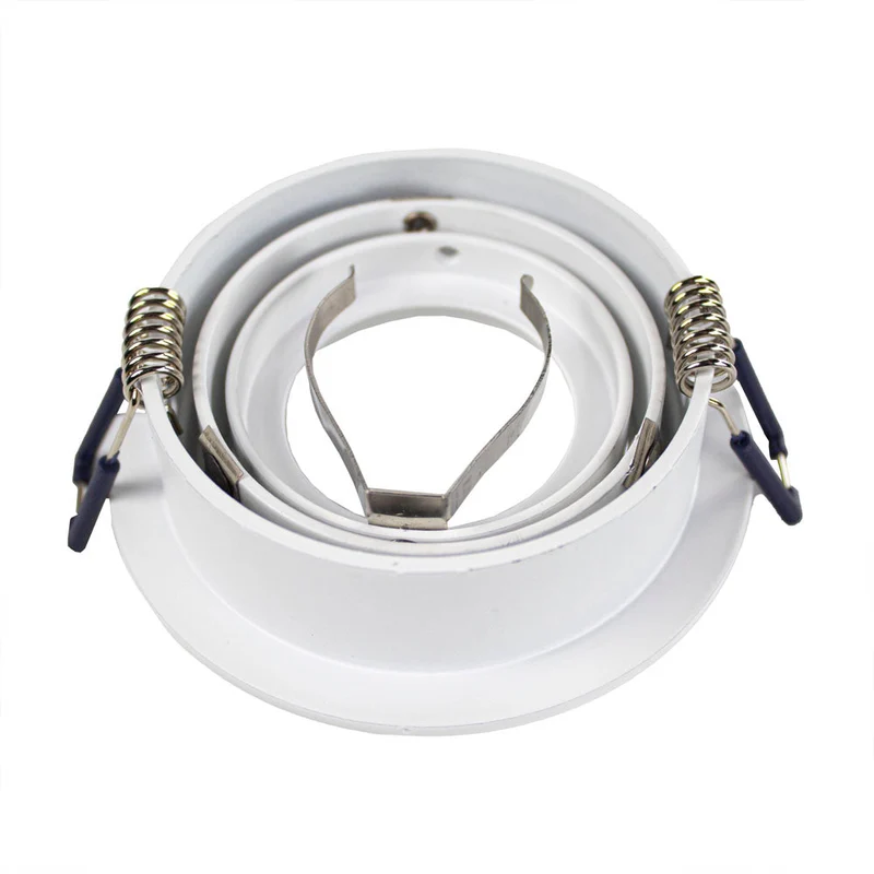 GU10 Spotleuchte | Ø80mm | Neigbar | Single | Rund | Weiß
