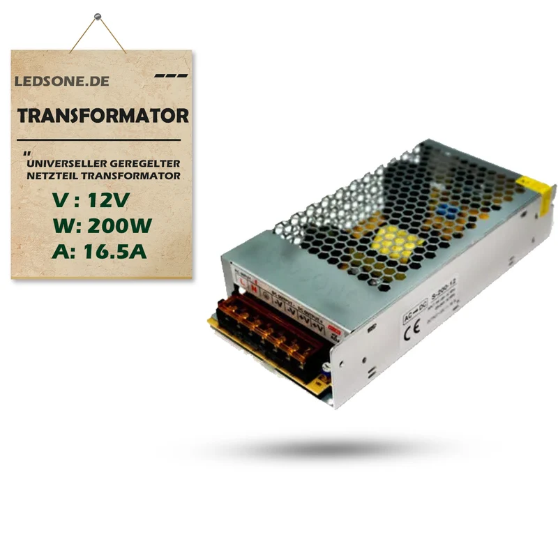 LED Trafo 5V/12V/24V Schaltnetzteil für LED-Streifen~3139