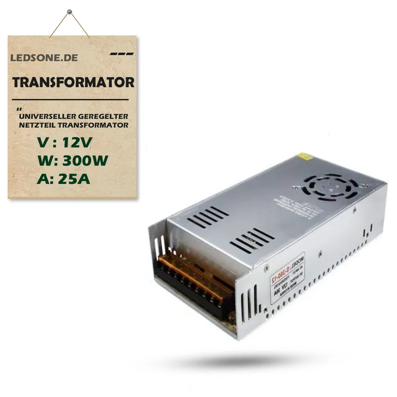 LED Trafo 5V/12V/24V Schaltnetzteil für LED-Streifen~3139