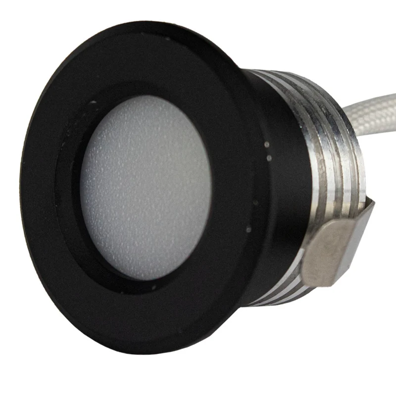 LED-Veranda-Einbaustrahler | Mini | Ø31mm | 1,5W | Dimmbar – Schwarz