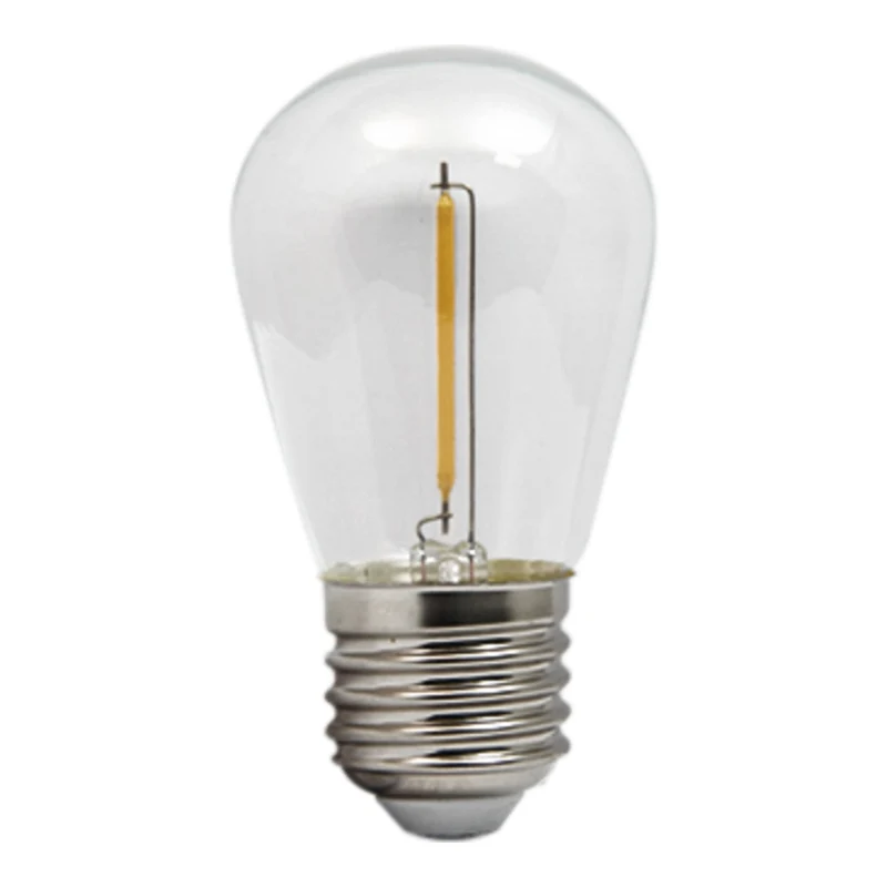 LED-Glühlampe | 1W | E27 | 2700K - Warmweiß | 5 Stücke