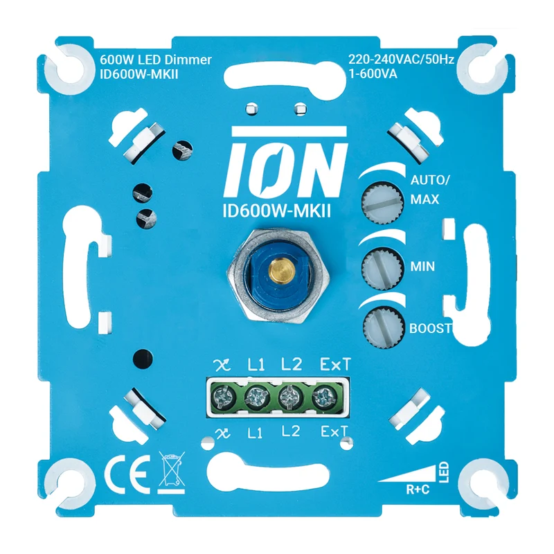 LED-Dimmer universal 600W | Phasen-Aus/Ein-Schneiden | Pro-Serie