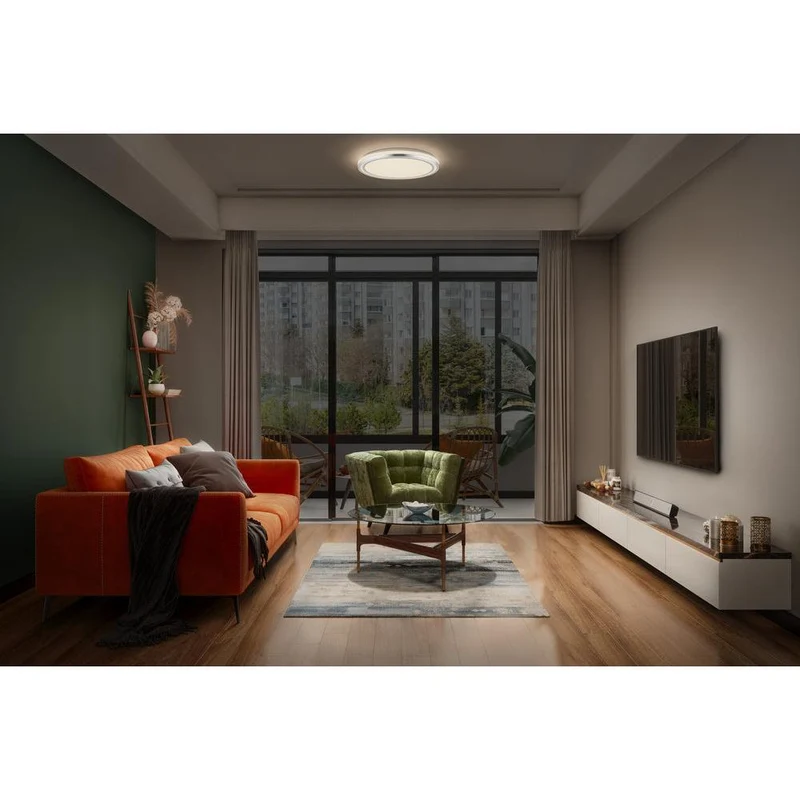 OSRAM ORBIS Helman Deckenleuchte 36W 2500lm weiß/silber