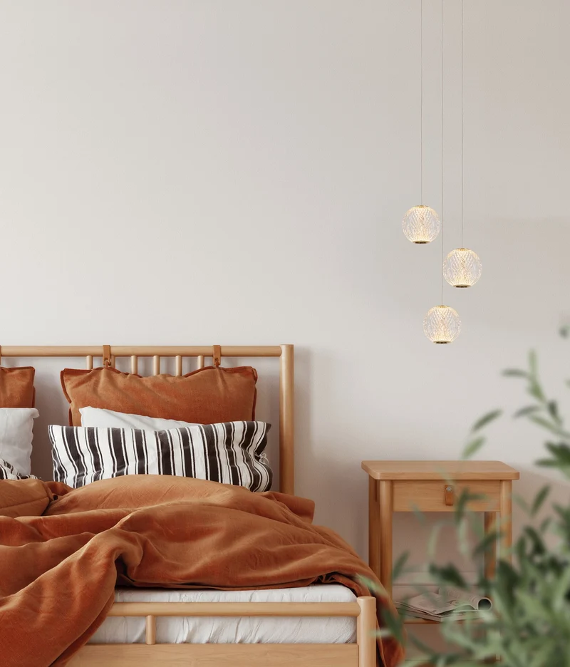 LED-Pendelleuchte Cintra 3-flammig dimmbar höhenverstellbar Ø 25cm