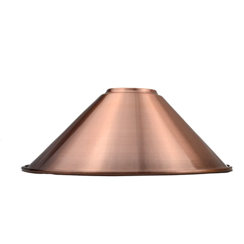 Industrielle Metallwandleuchte – Lampenschirm im Vintage-Stil mit reduzierter Platte~3426