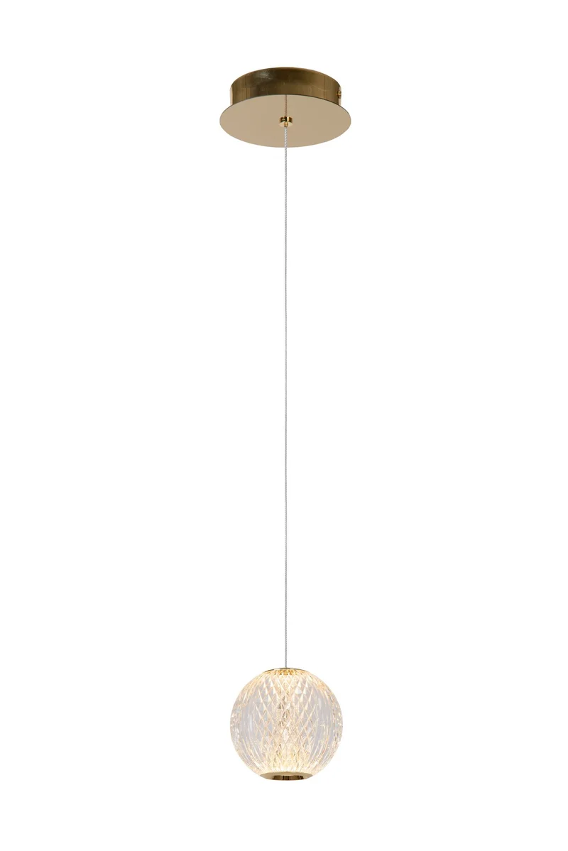 LED-Pendelleuchte Cintra 2700K Transparent, Gold