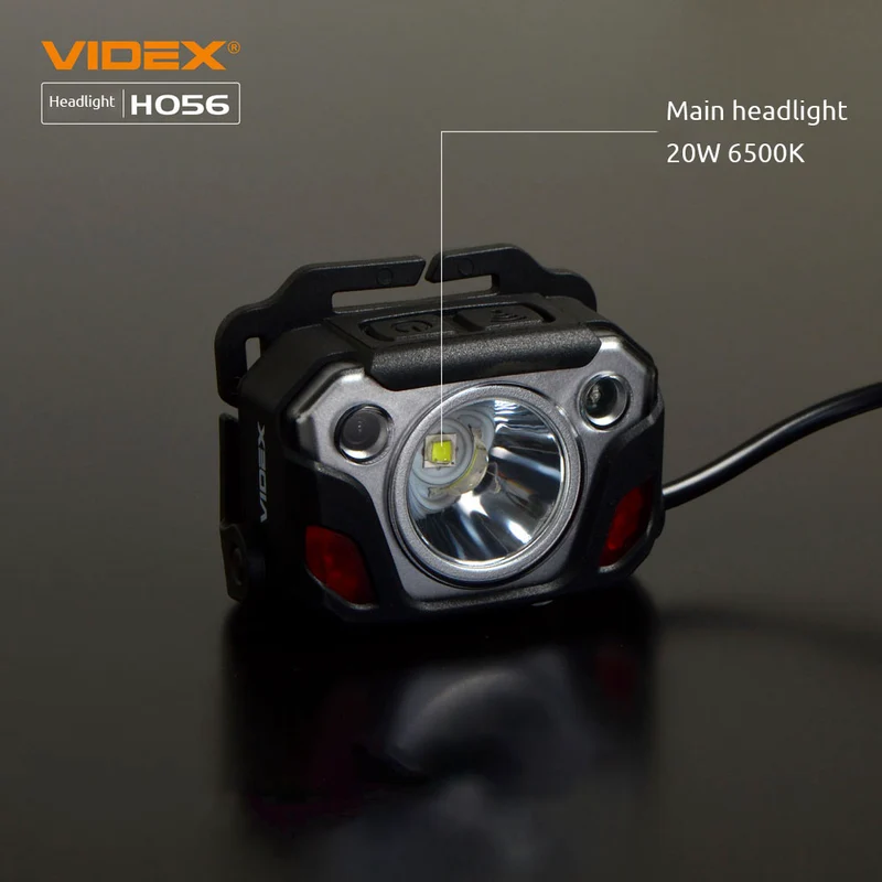 LED-Stirnlampe 20 Watt | Wiederaufladbar | 1400 Lumen | Sensor | 6500K – Tageslicht