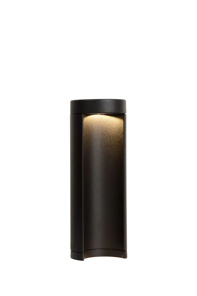 Pollerleuchte Combo LED IP54 Ø9cm 25cm hoch Schwarz