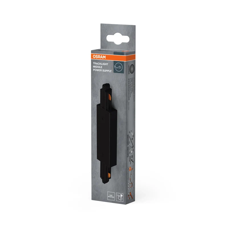 OSRAM TRACKLIGHT Einspeisung Stromschiene mittig schwarz