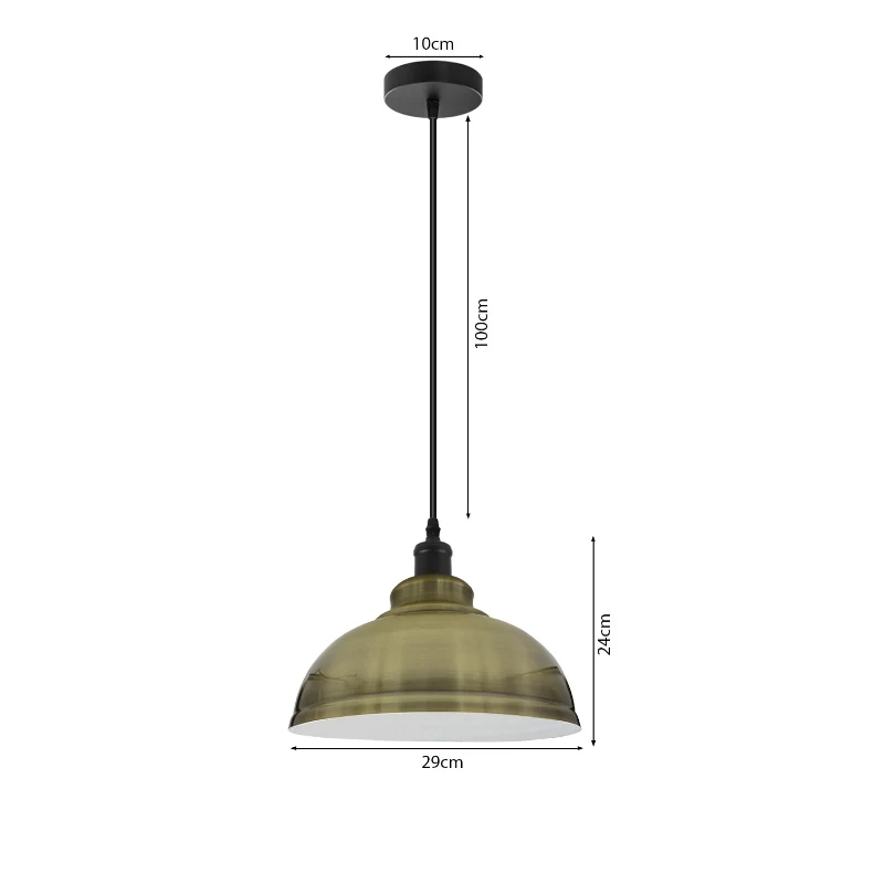 Grün Messing Pendelleuchte & Hangelampen Mit Schirm Ø 29cm~2951