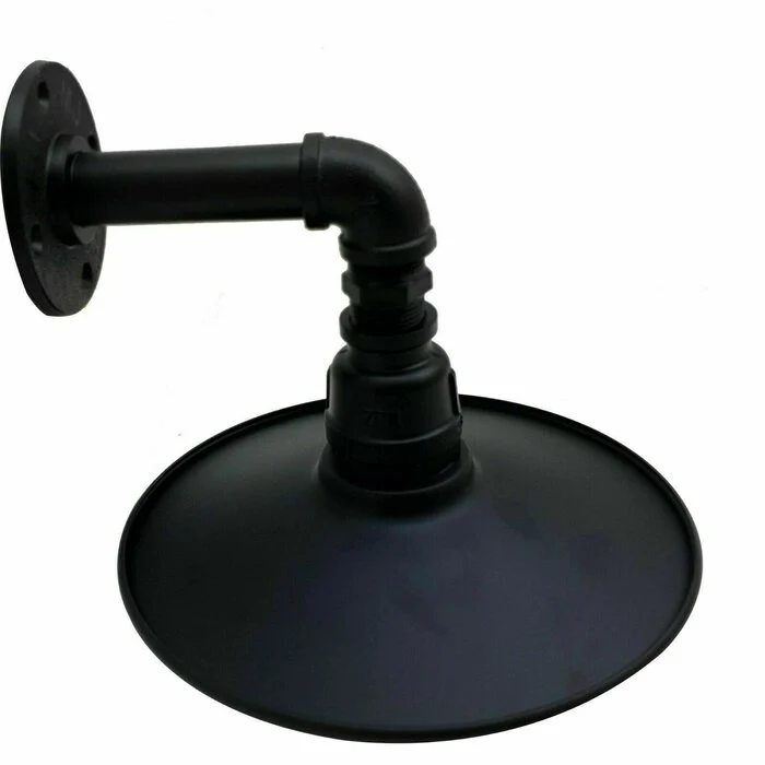 Wasserpfeifen Wandleuchte Innen Schwarzgolden mit Schirm~3053