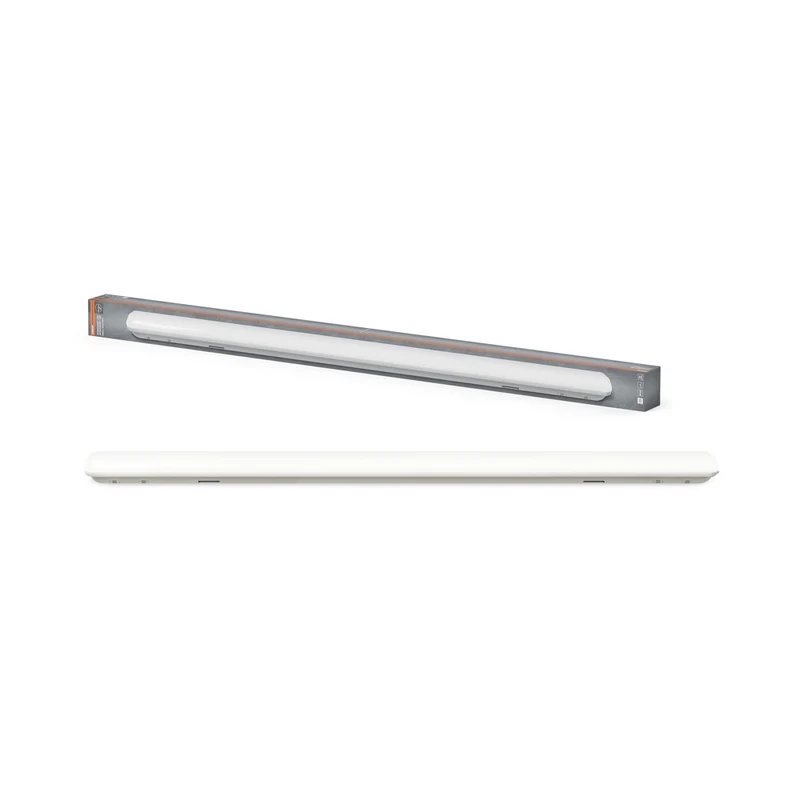 OSRAM LED Feuchtraum-Leuchte, Leuchte für Außenanwendungen, Kaltweiß, 1480 mm x 86,0 mm x 72,0 mm, SubMARINE Integrated, Grau, 1,5m Länge