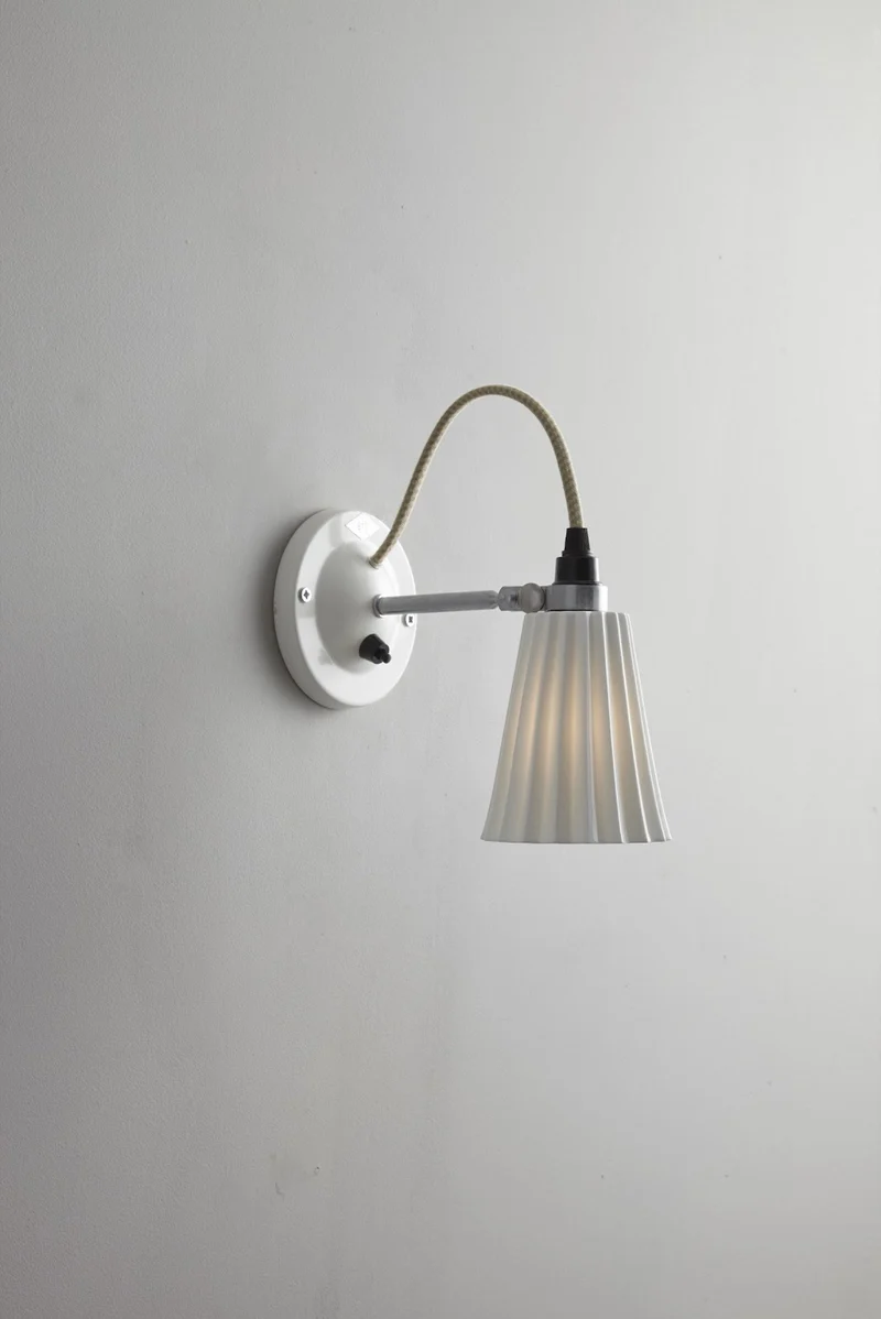 Hector Pleat Small Switched Wall Light