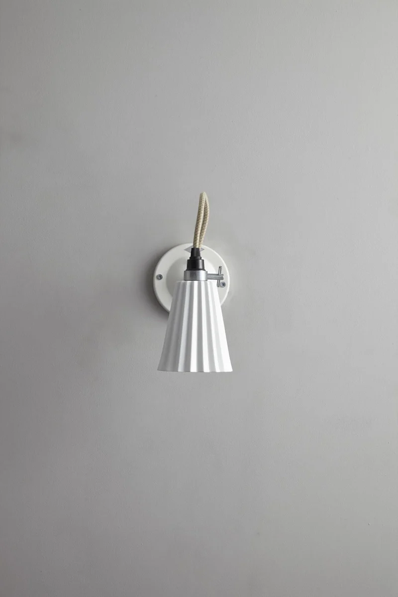 Hector Pleat Small Switched Wall Light
