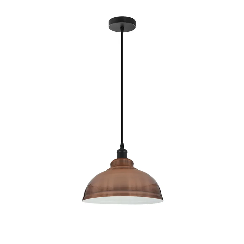 Retro-Industrie Pendelleuchte Kupfer E27 mit 95 cm Kabel~2950