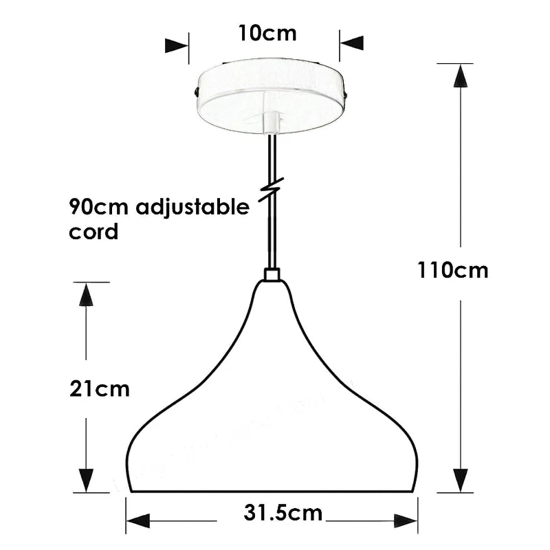 Industriell Pendelleuchte Wohnzimmer Höhenverstellbar~1339