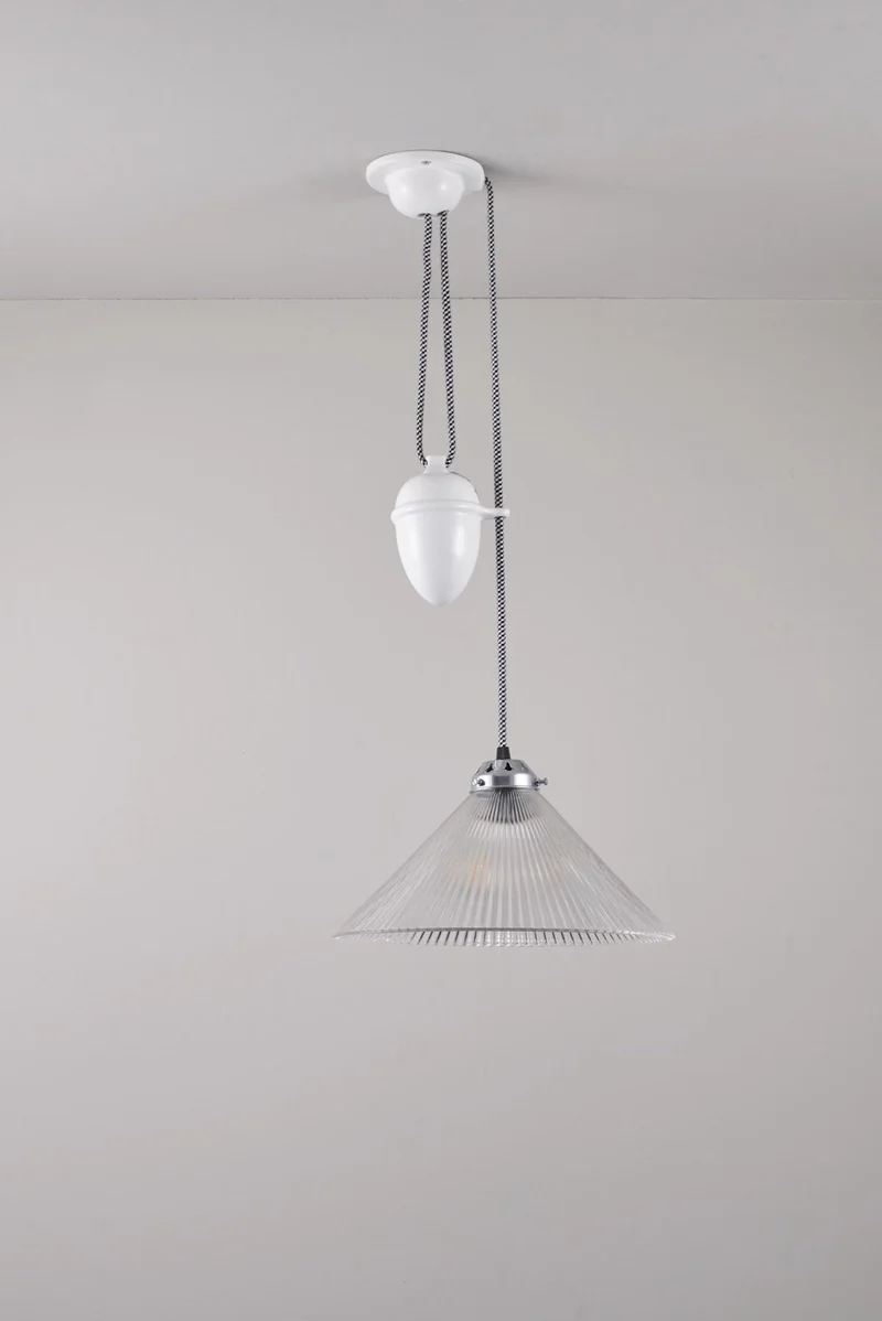 Conical Prismatic Rise & Fall Pendant