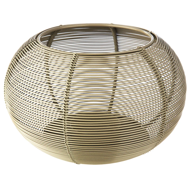 Windlicht – Gestreiftes Muster, Runde Form, 7.5cm Höhe - Rica | Gilde