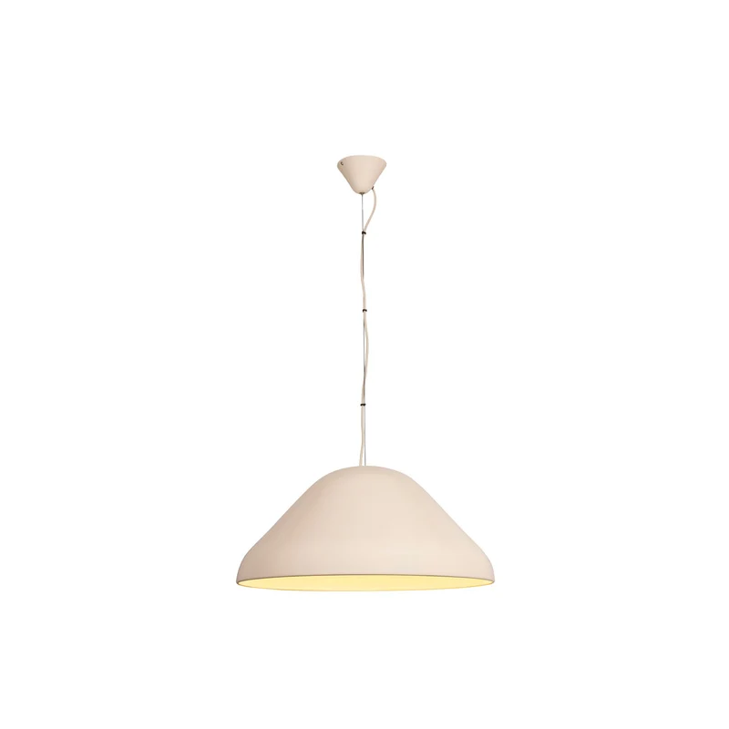 Pendelleuchte Andres Retro mit rundem Metallschirm höhenverstellbar