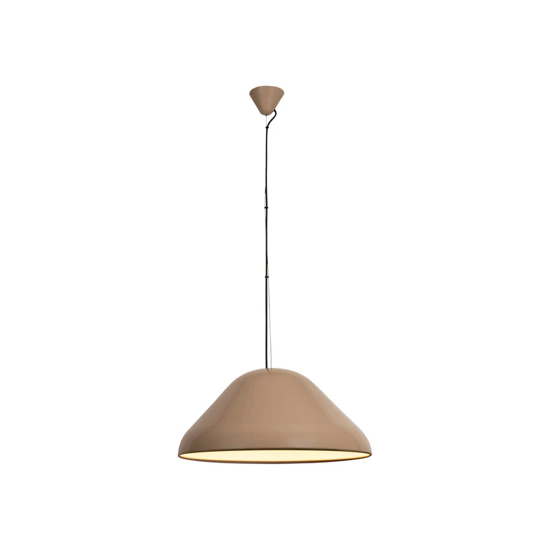 Pendelleuchte Andres Retro mit rundem Metallschirm höhenverstellbar