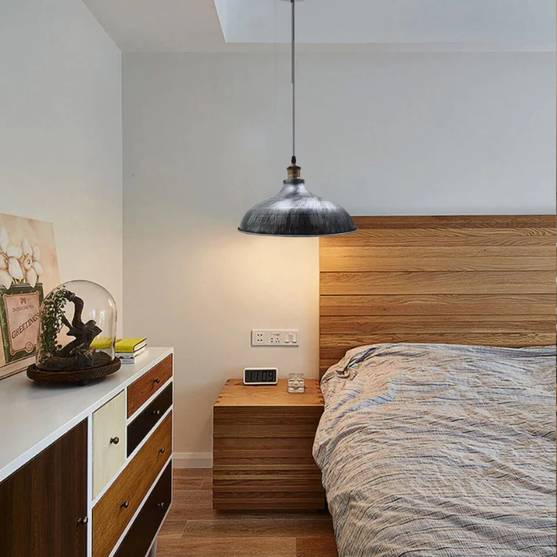 Schwarz Pendelleuchte Hängelampe E27 für Esszimmer~3017