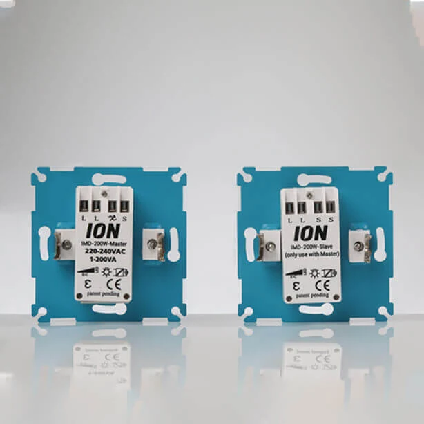 ION LED-Master-Dimmer + Slave-Dimmer | für Hotelvermittlung | 0,3–200 W