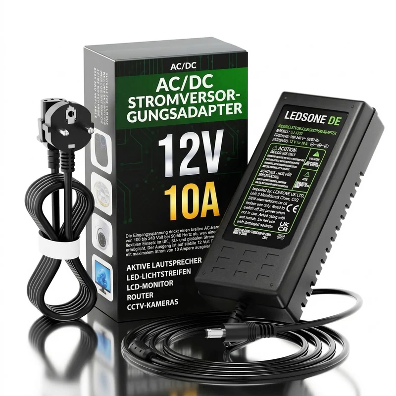 12V Netzteil - 2/5/10A – EU-Stecker~2838