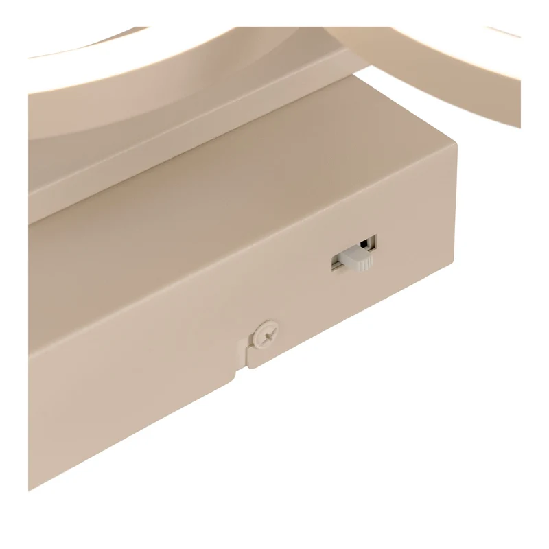 LED-Deckenleuchte Nicola CCT schwenkbar Taupe 132cm