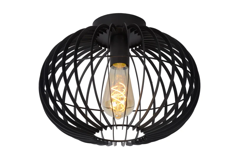 Deckenleuchte Reda Kugelform Schwarz