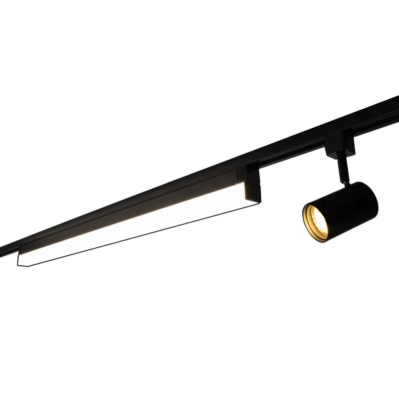 LED 1-Phasen-Stromschienenleuchte | 36 Watt | Schwarz | 90cm | 4000K – Naturweiß